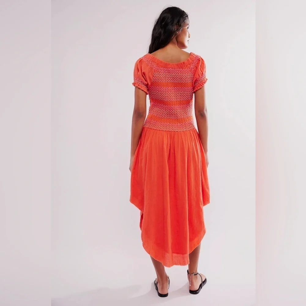 🌸Free People Catch Me Midi Dress